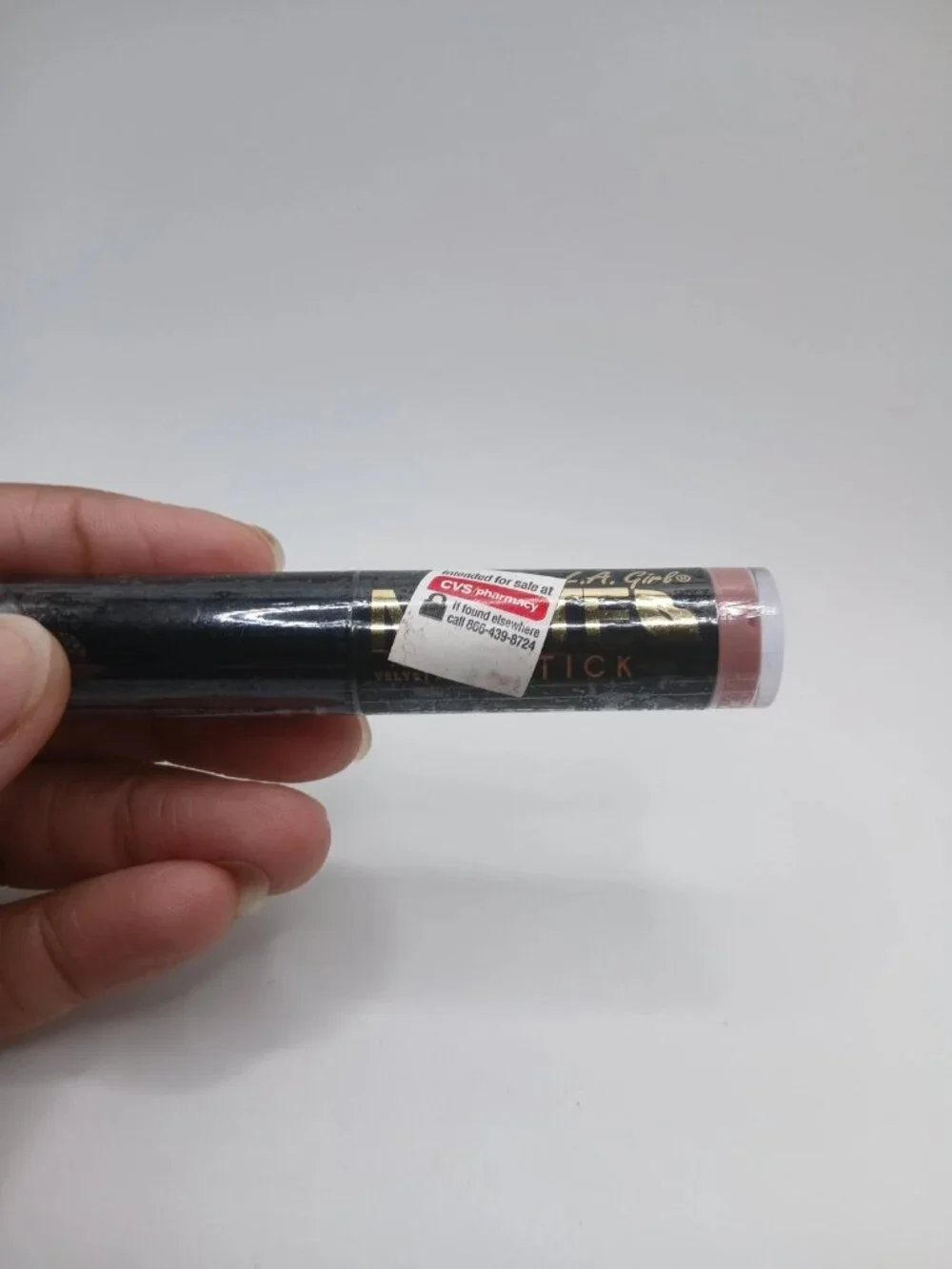 L.A. Girl Matte Flat Finish Velvet Lipstick, shade #GLC813 Hush